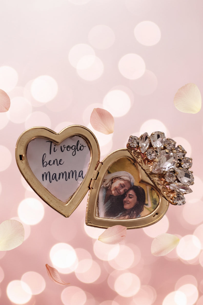 Collana Cuore Sacro portafoto
