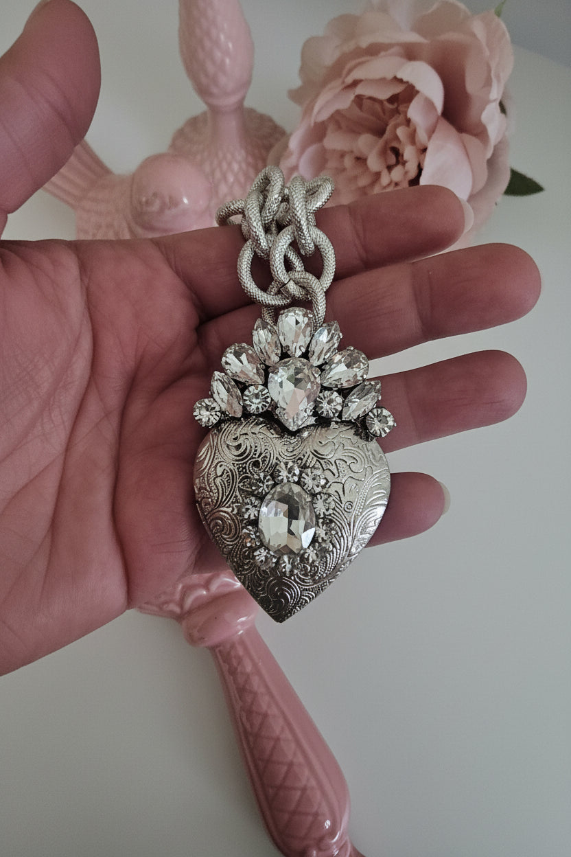 Collana Cuore Sacro portafoto