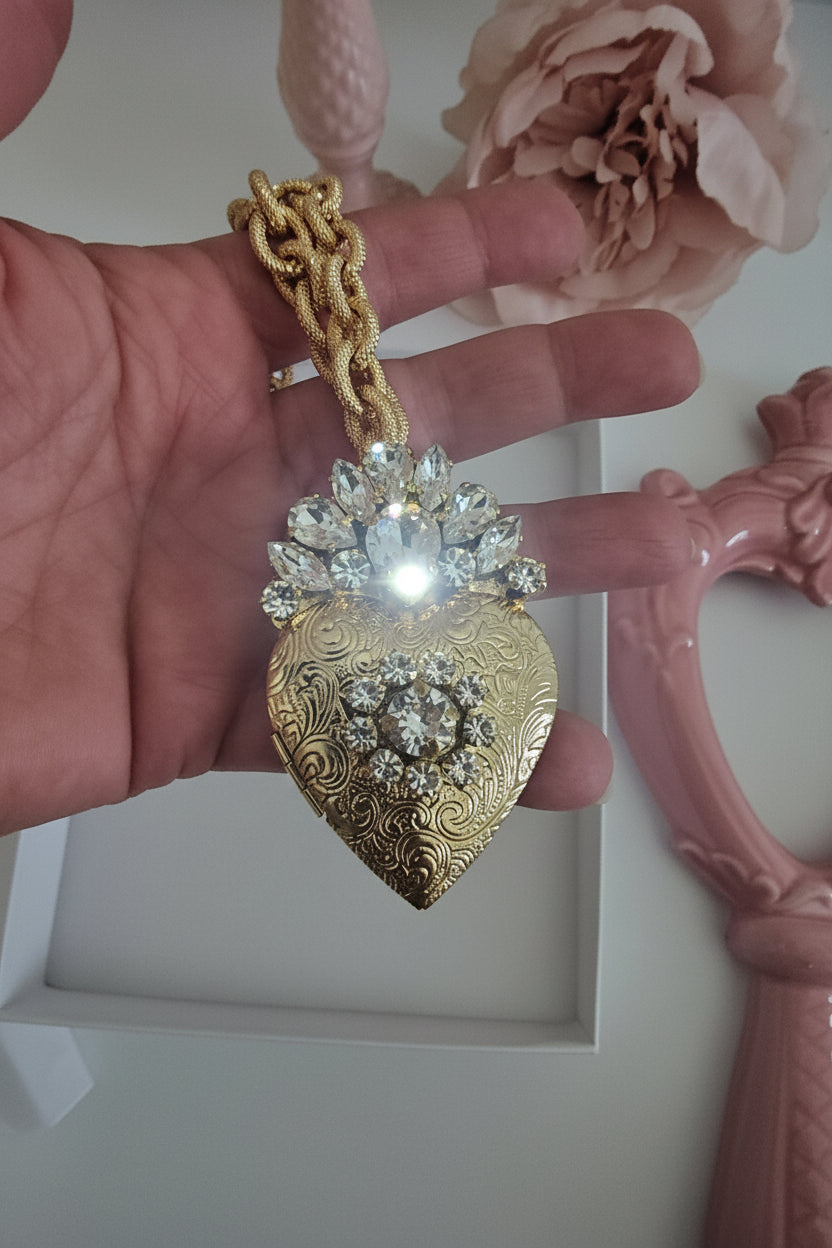 Collana Cuore Sacro portafoto