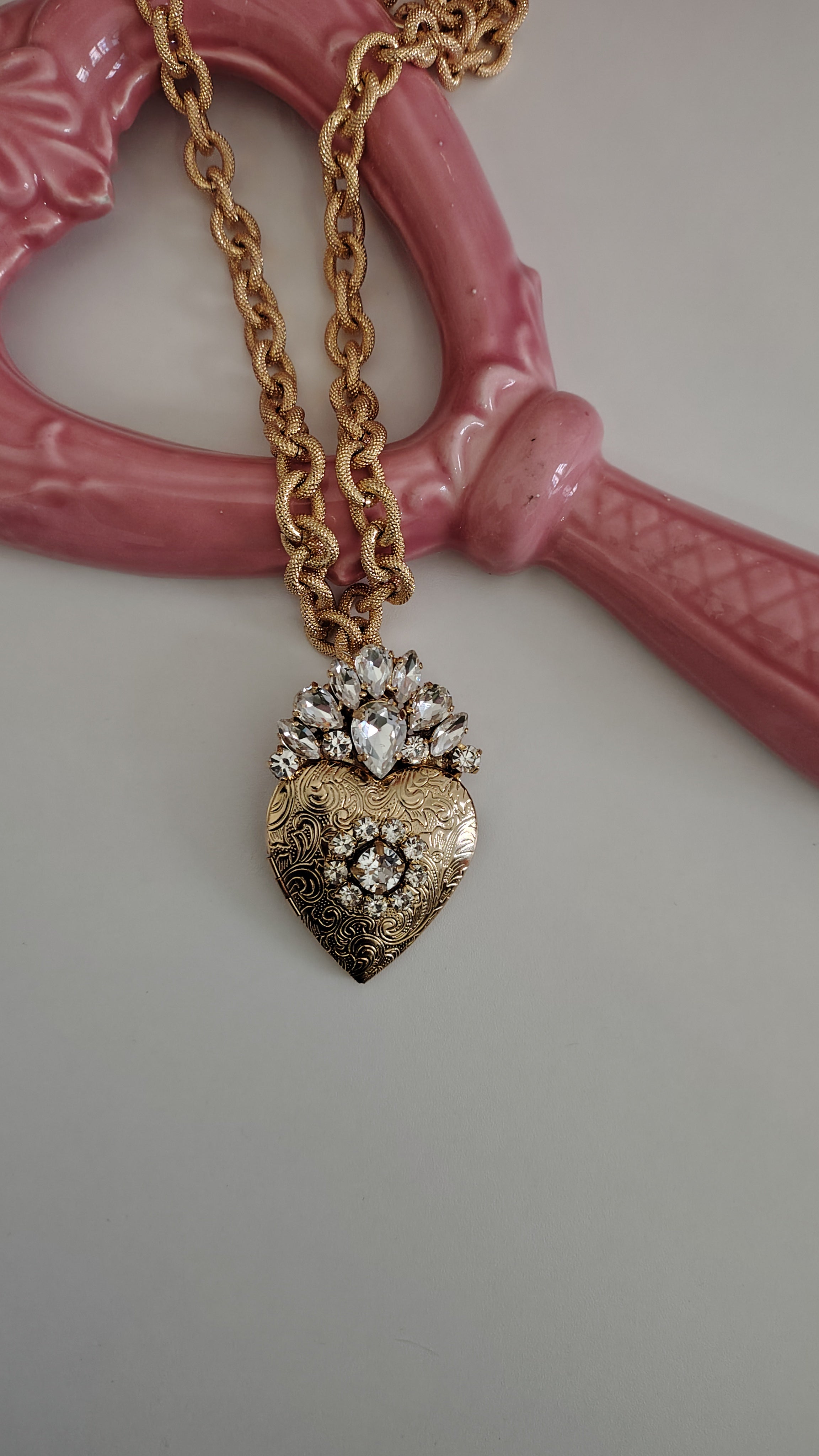 Collana Cuore Sacro portafoto
