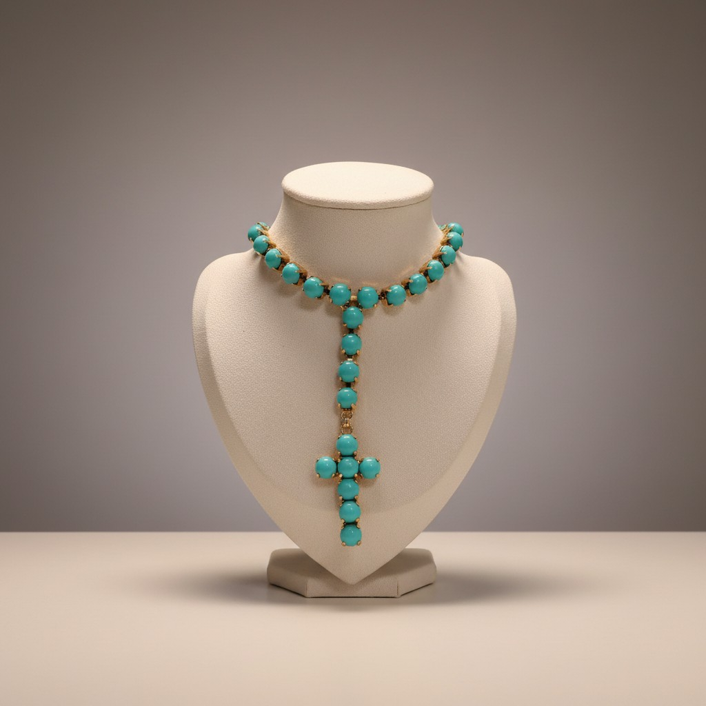 Orecchini croce in Swarovski