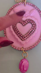 Cammeo Cuore sacro Rosa