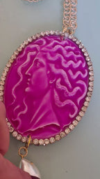 Cammeo Medusa Fucsia