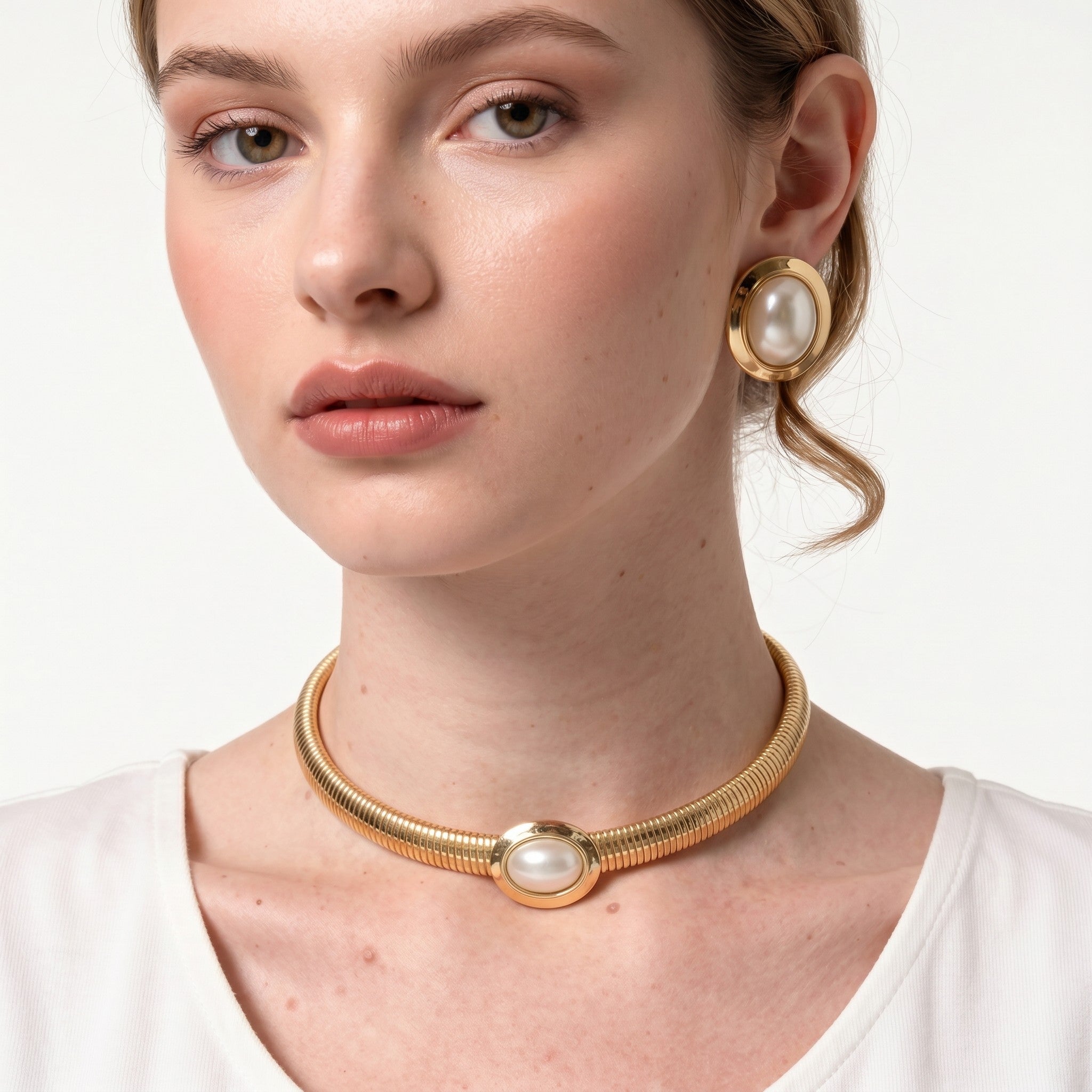 Choker Angelica oro/ argento