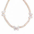 Choker farfalle in  e zirconi  Crisalide