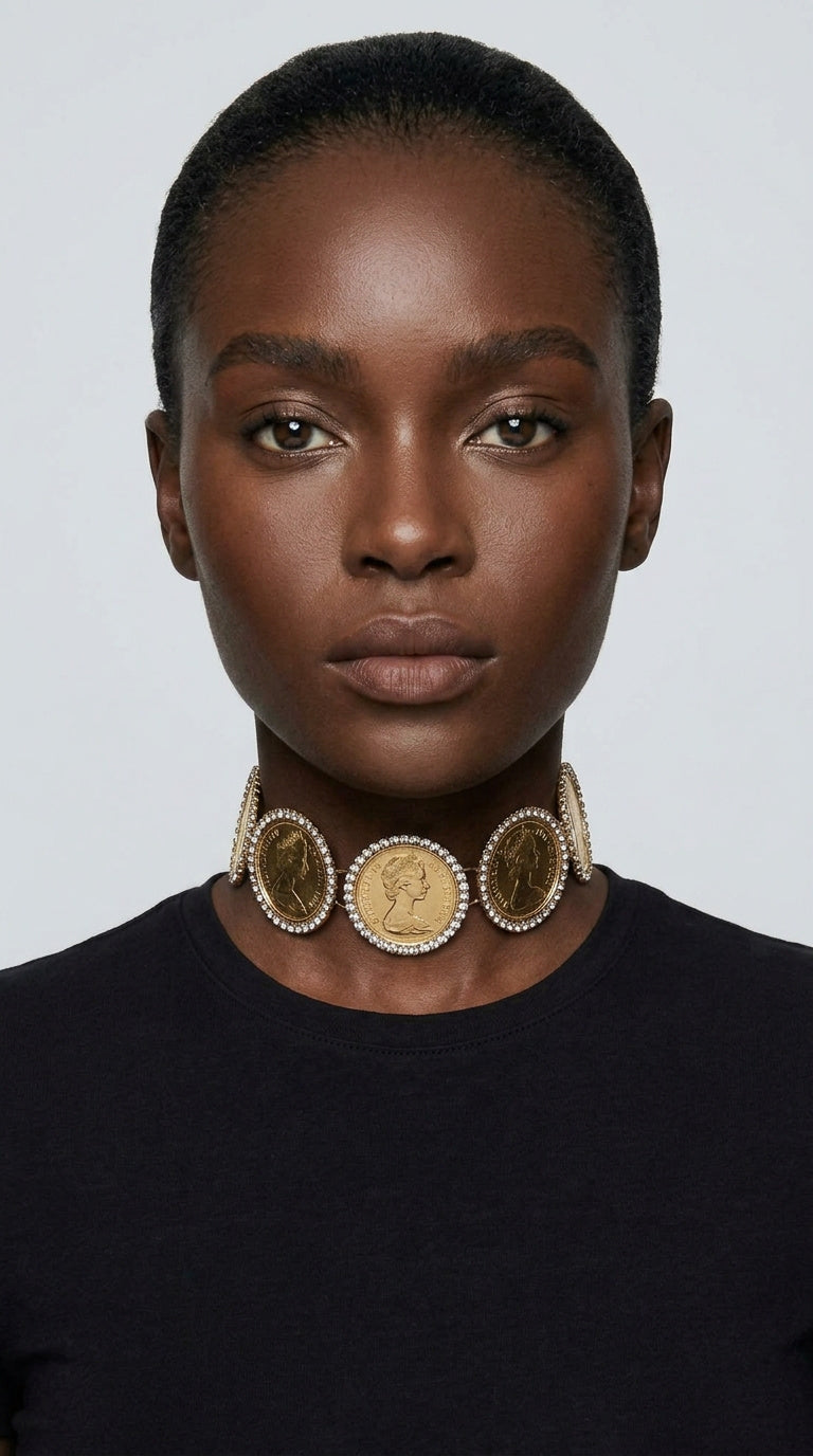 Choker sterline oro Sanremo 2026