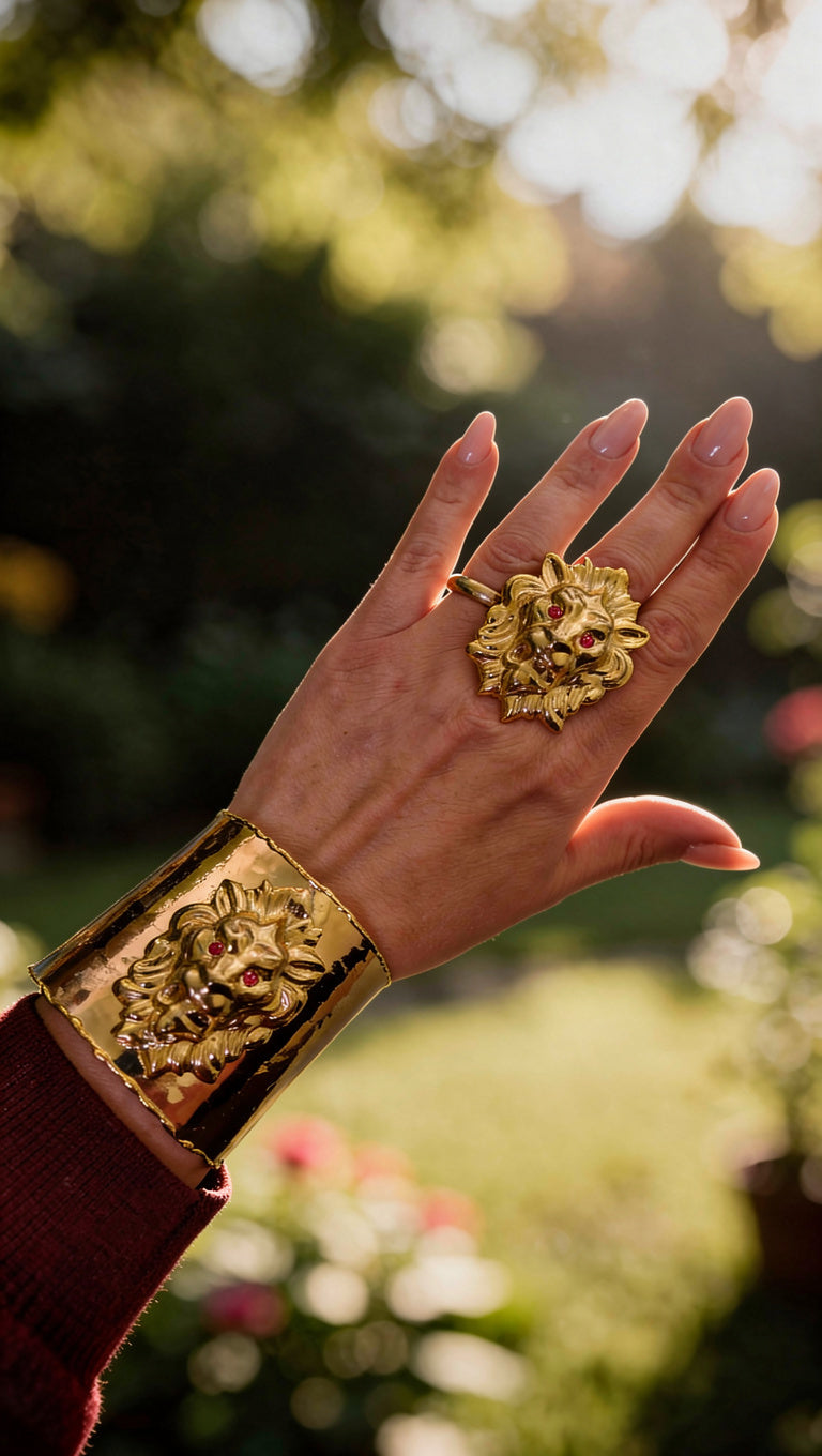 Orecchini Leone Collezione Savana