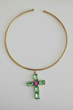 Collana croce Esmeralda