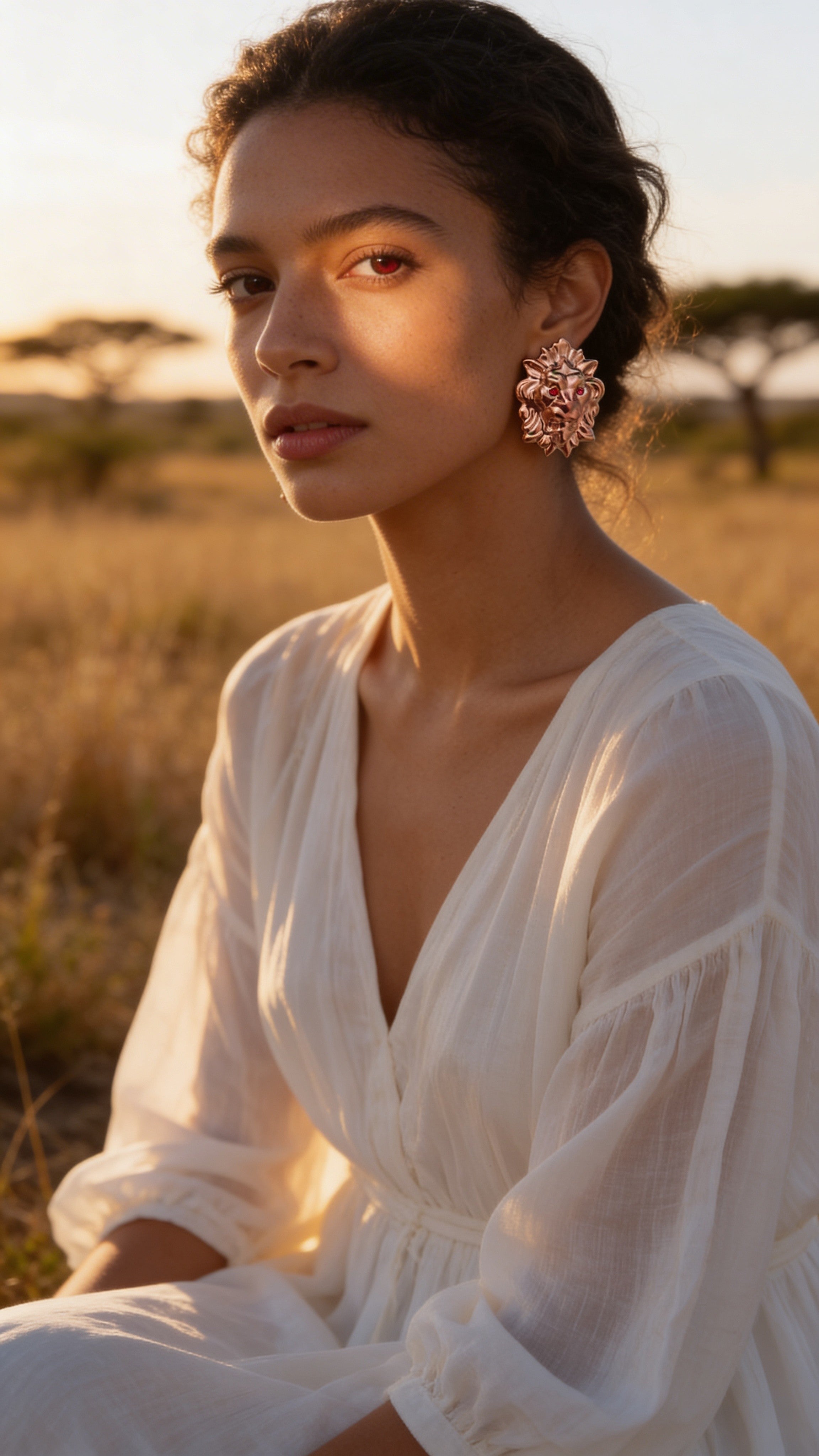 Orecchini Leone Collezione Savana