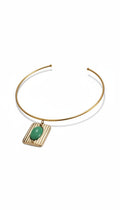 Choker mattonella retro' verde