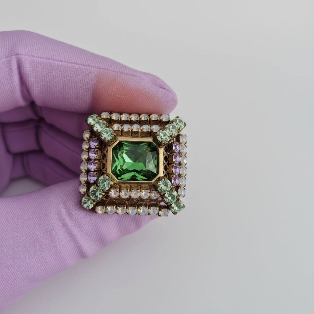 Parure anello e orecchini Bubbles