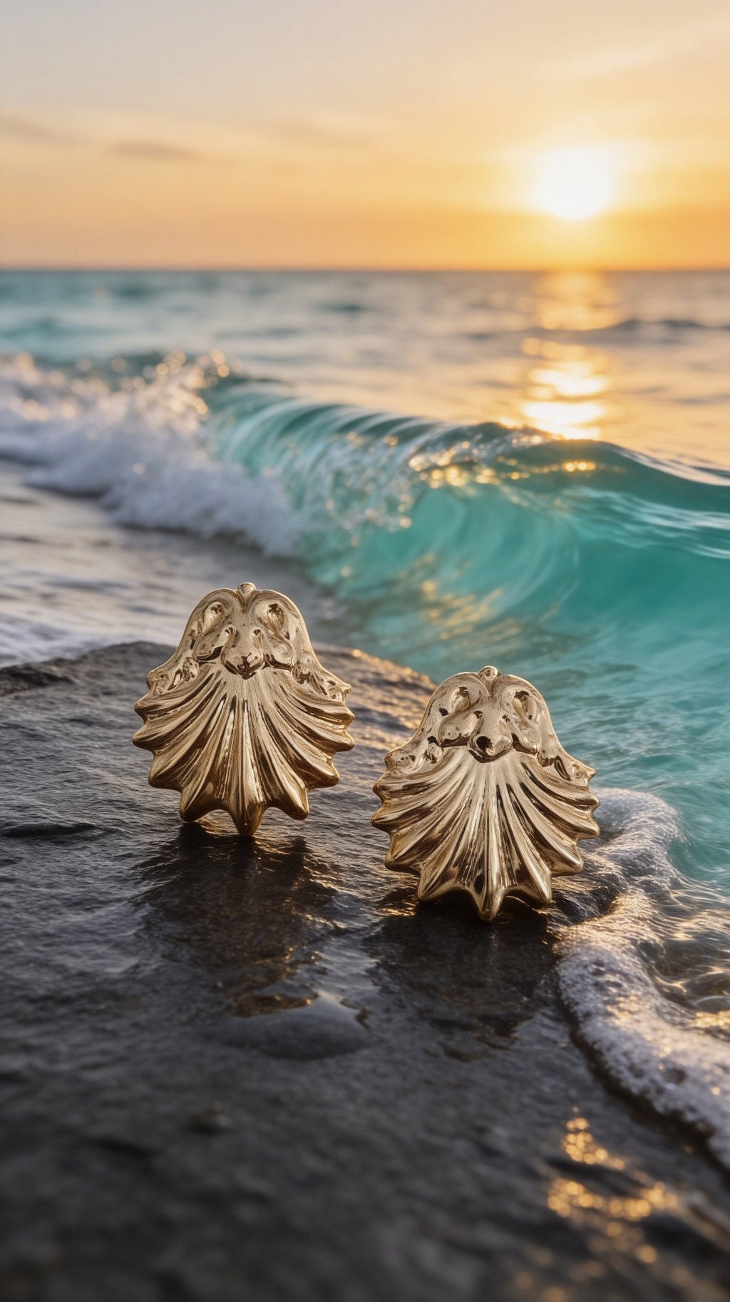 Orecchini linea Gilded Greece modello Corinto