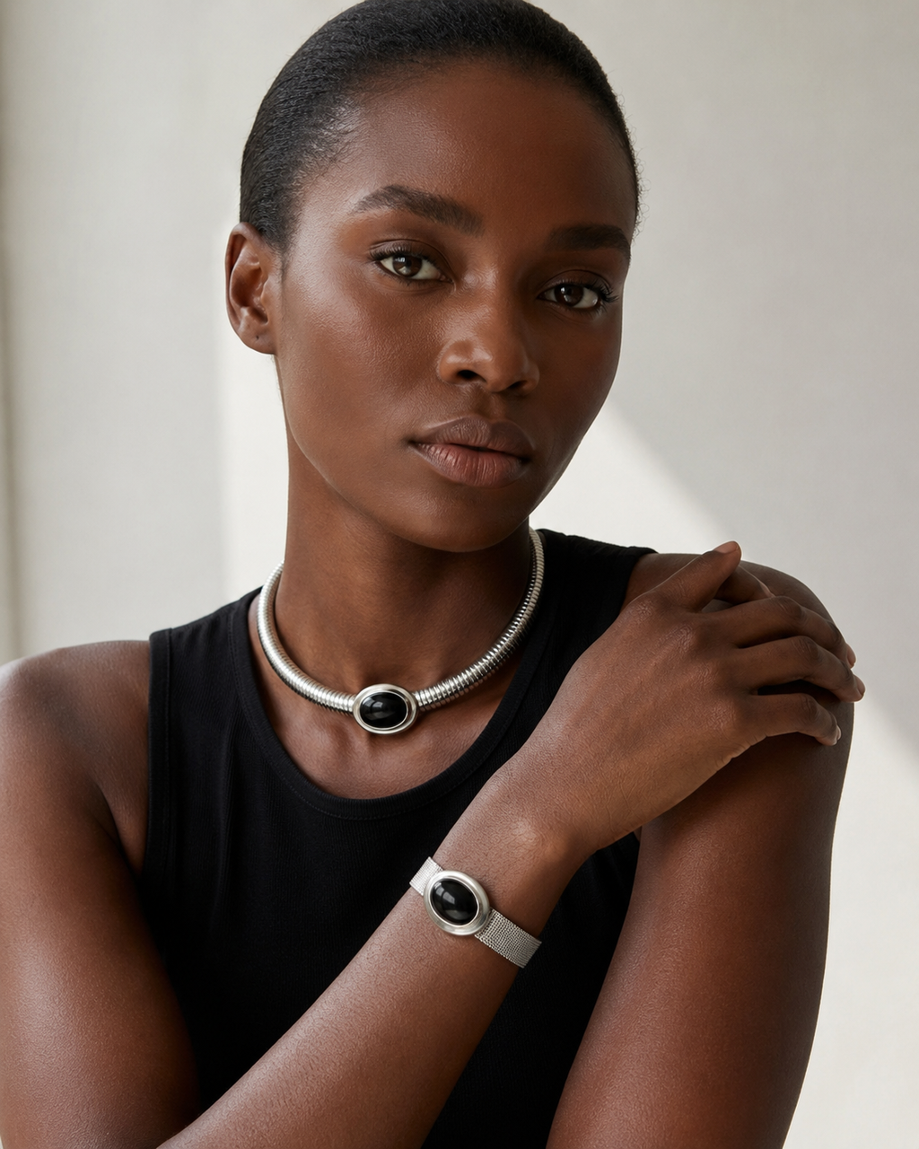 Set choker e bracciale Alessandra