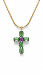 Collana croce Esmeralda