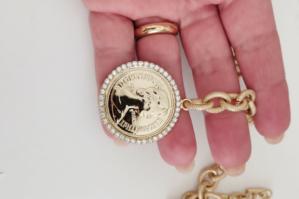 Collana monete Pleriche