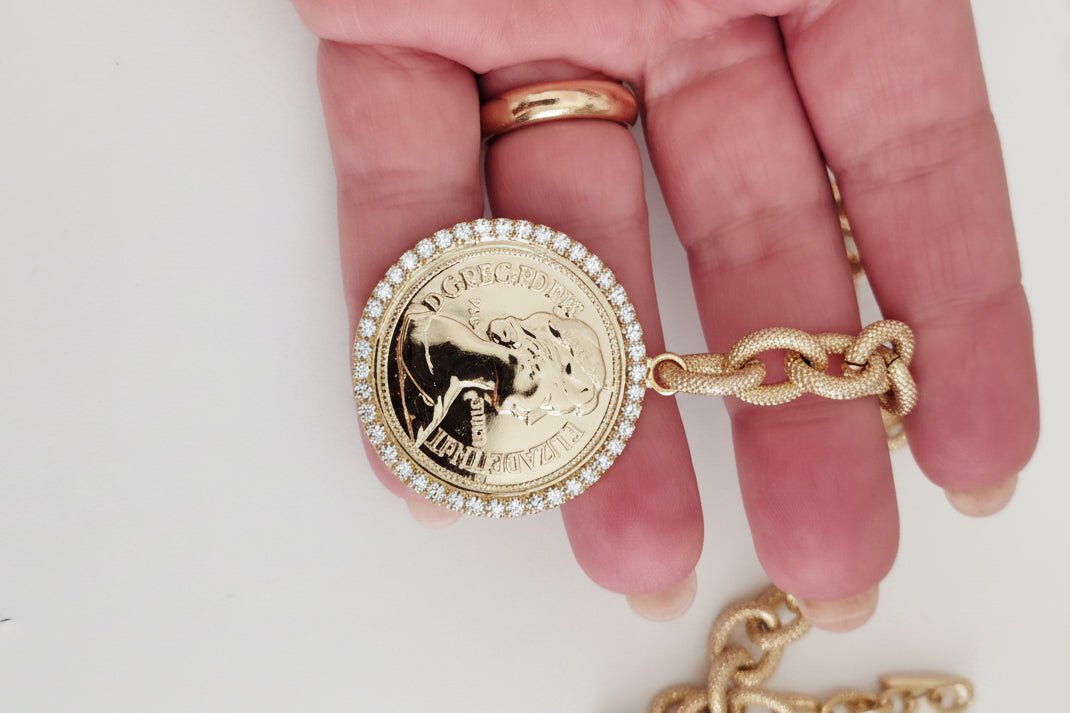 Collana monete Pleriche