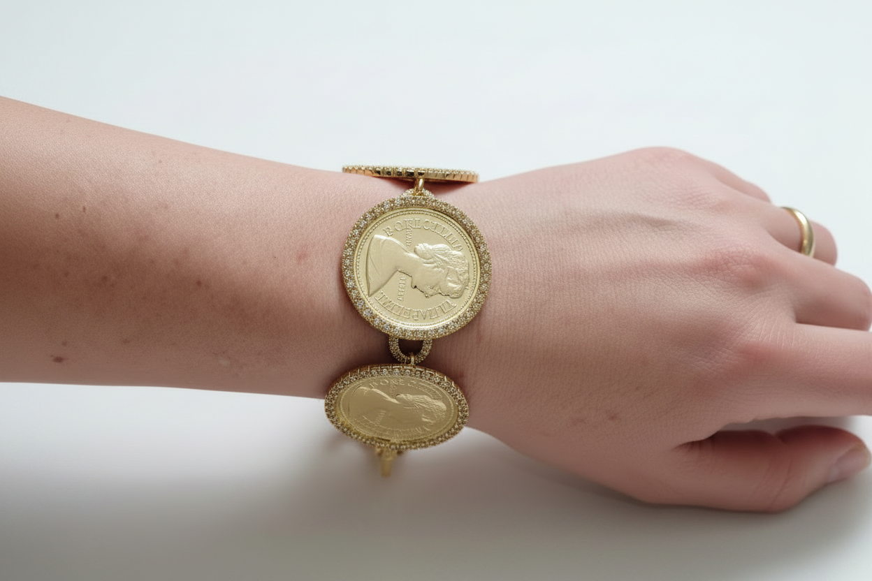 Bracciale sterline Oro
