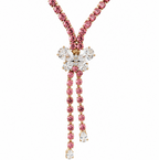 Collana Crisalide in Swarovski e zirconi