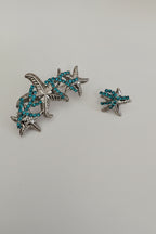 Completo earcuff e orecchino Stelle Marine
