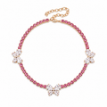 Choker farfalle in  e zirconi  Crisalide