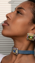 Parure anello e orecchini Bubbles