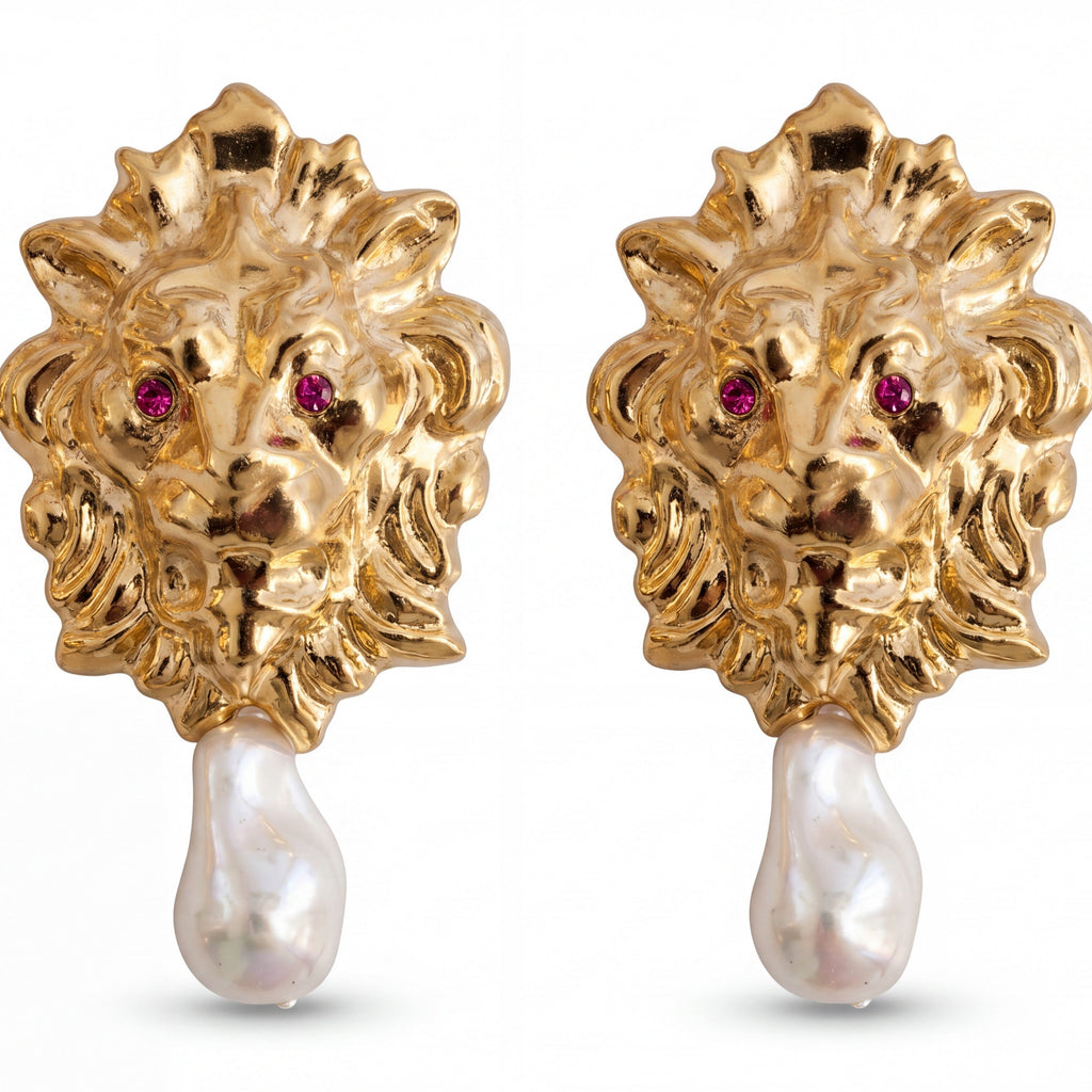 Orecchini Leone Collezione Savana