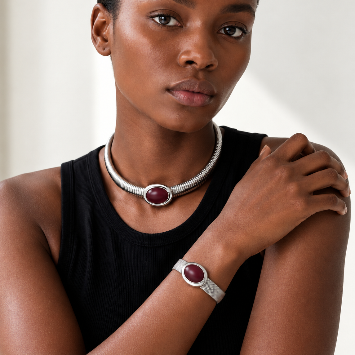 Set choker e bracciale Alessandra