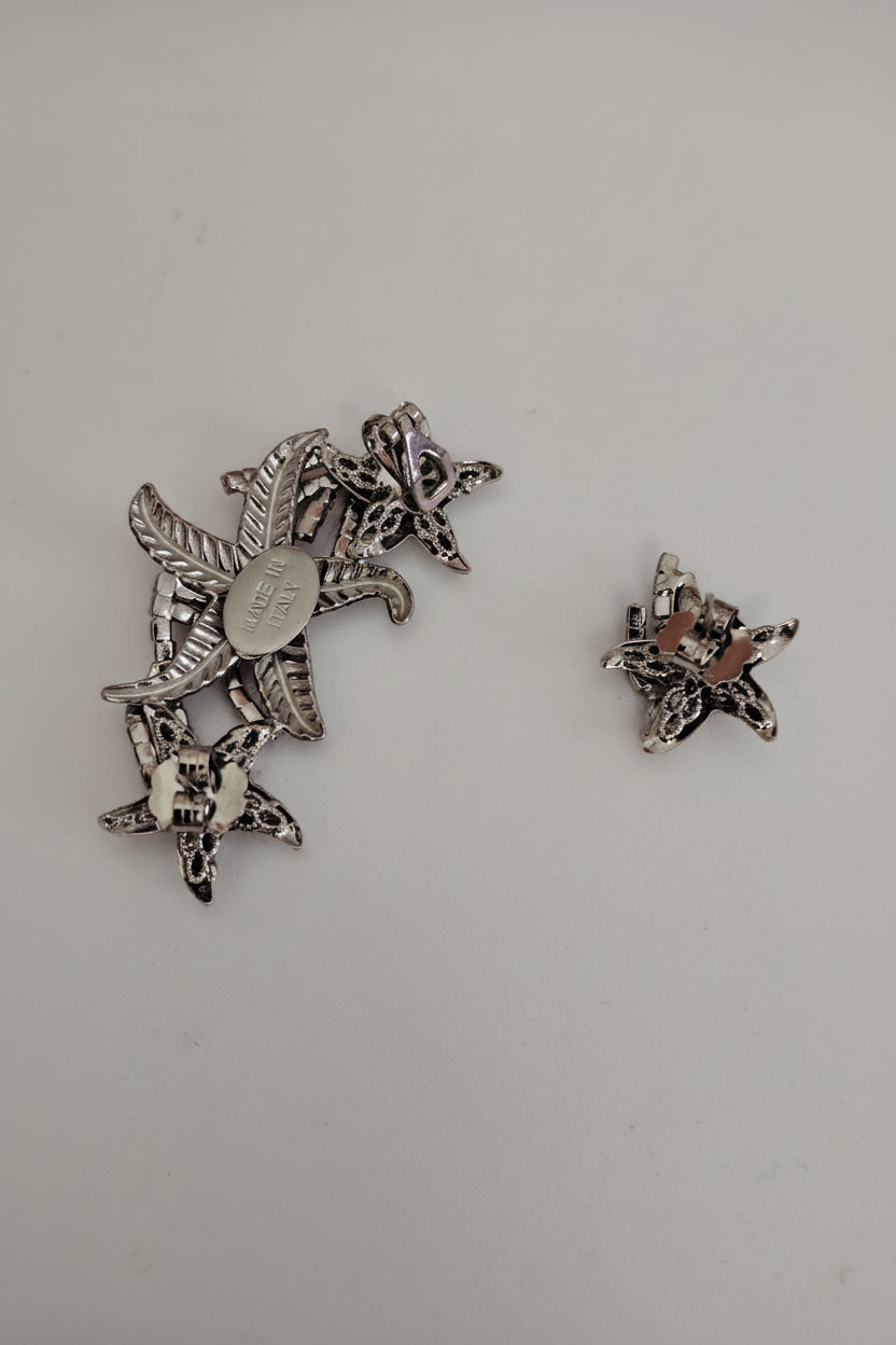Completo earcuff e orecchino Stelle Marine
