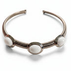 Set choker e orecchini White