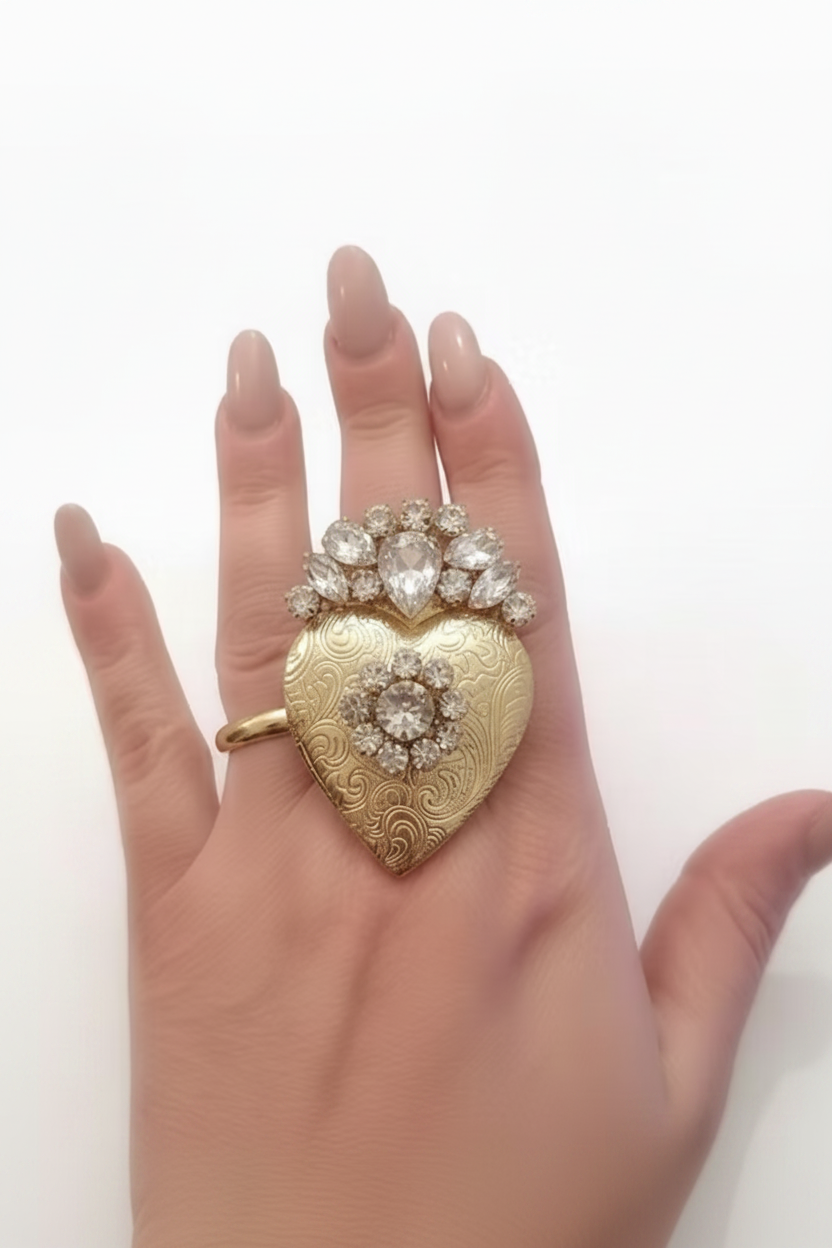 Anello cuoresacro Portafoto