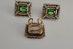 Parure anello e orecchini Bubbles