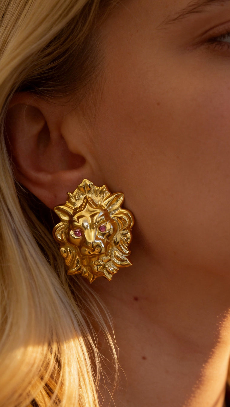 Orecchini Leone Collezione Savana