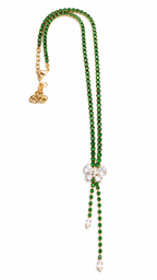 Collana Crisalide in Swarovski e zirconi