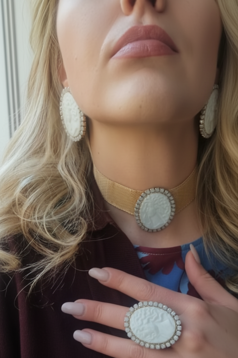Choker con cammeo Medusa