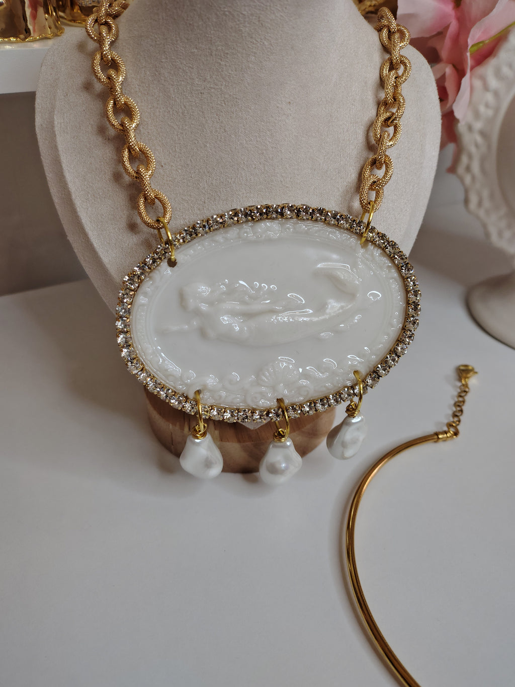 Cammeo Sirena Bianco