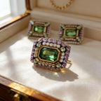 Parure anello e orecchini Bubbles