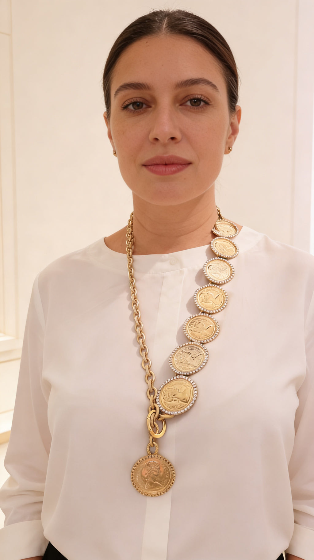 Collana monete Pleriche