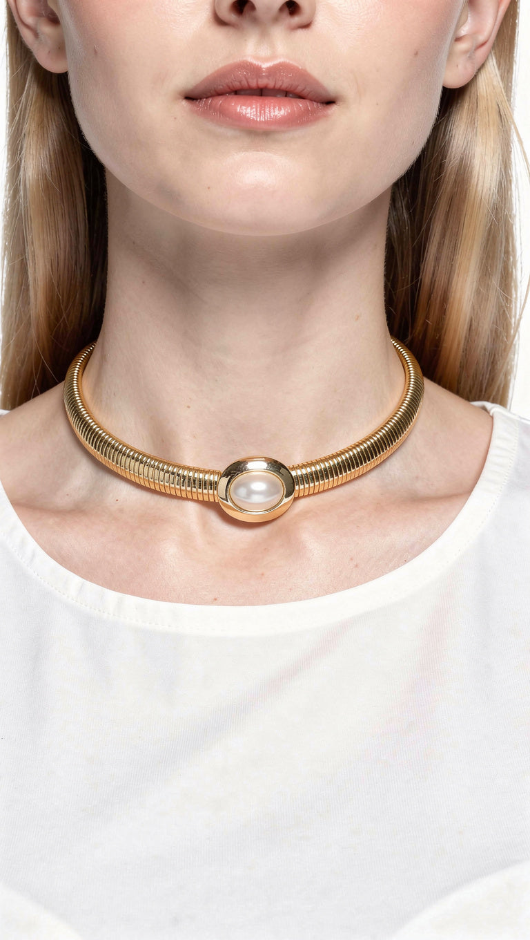 Choker Angelica oro/ argento