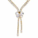 Collana Crisalide in Swarovski e zirconi