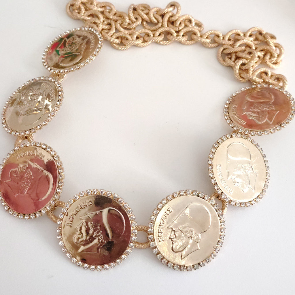 Collana monete Pleriche
