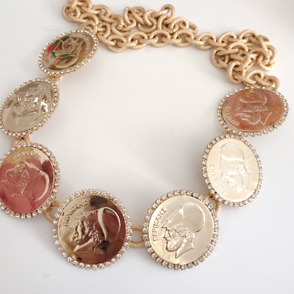 Collana monete Pleriche