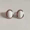 Set choker e orecchini White
