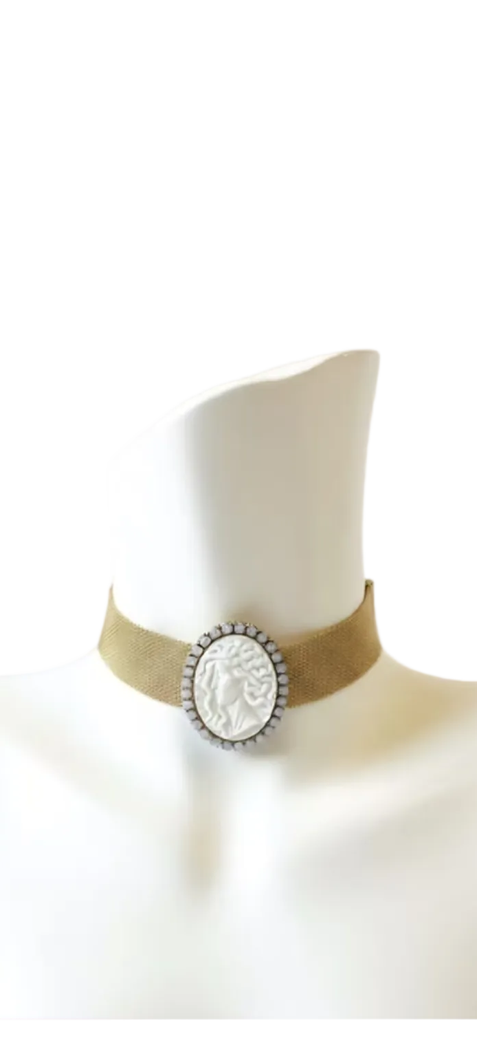 Choker con cammeo Medusa