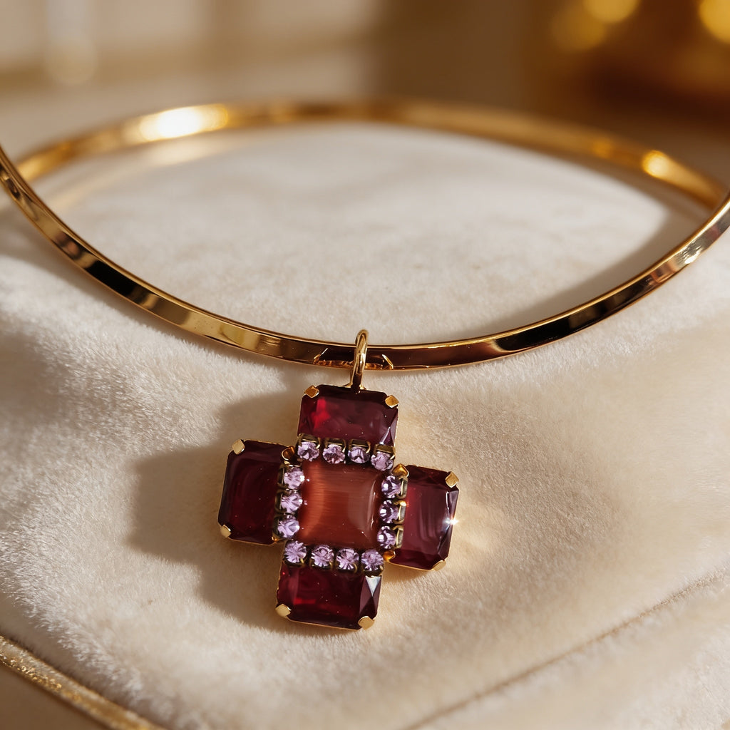Choker con croce Lilian