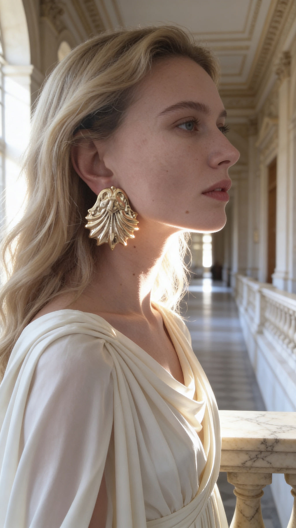 Orecchini linea Gilded Greece modello Corinto