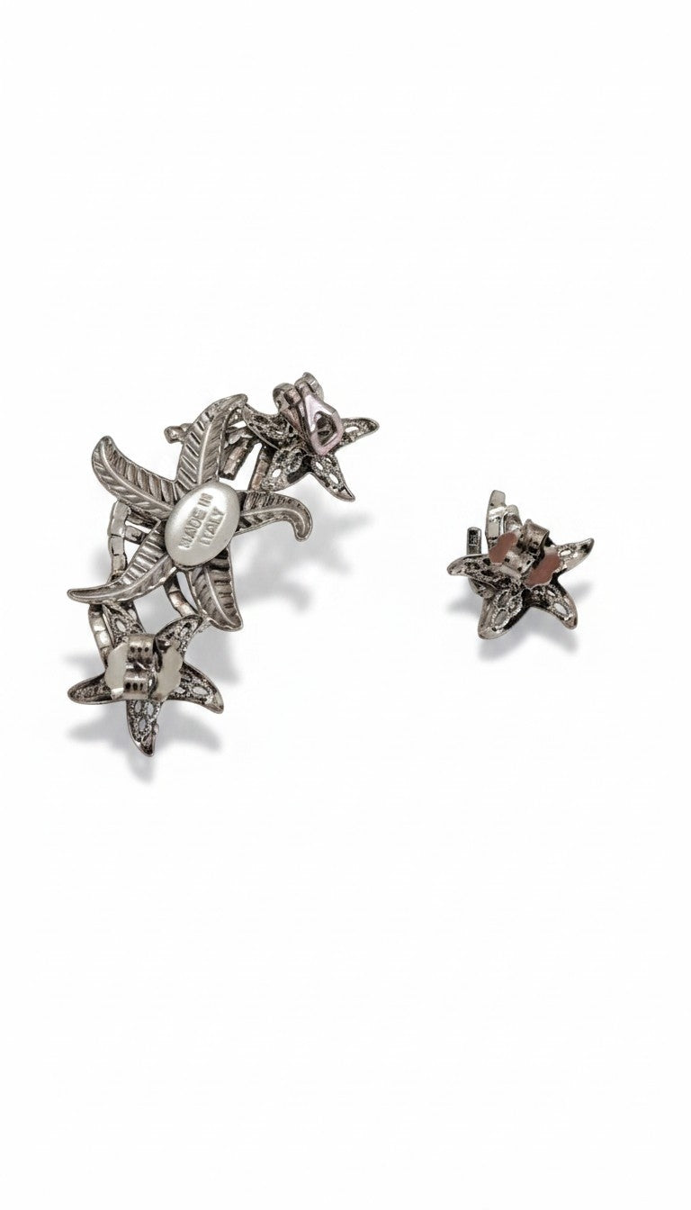 Completo earcuff e orecchino Stelle Marine