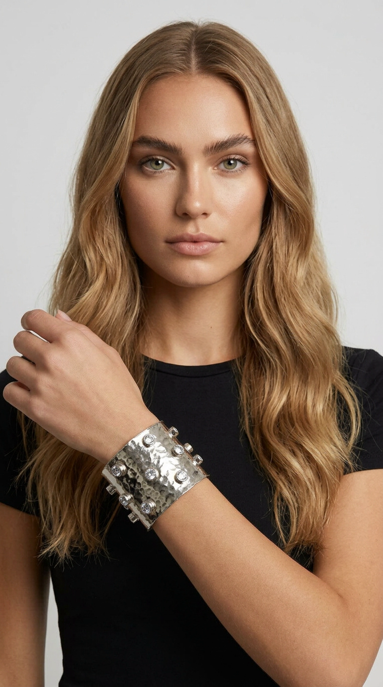 Bracciale con zirconi Elettra